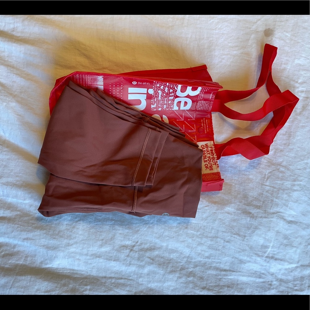 Sand Lulu lemon activewear leggings